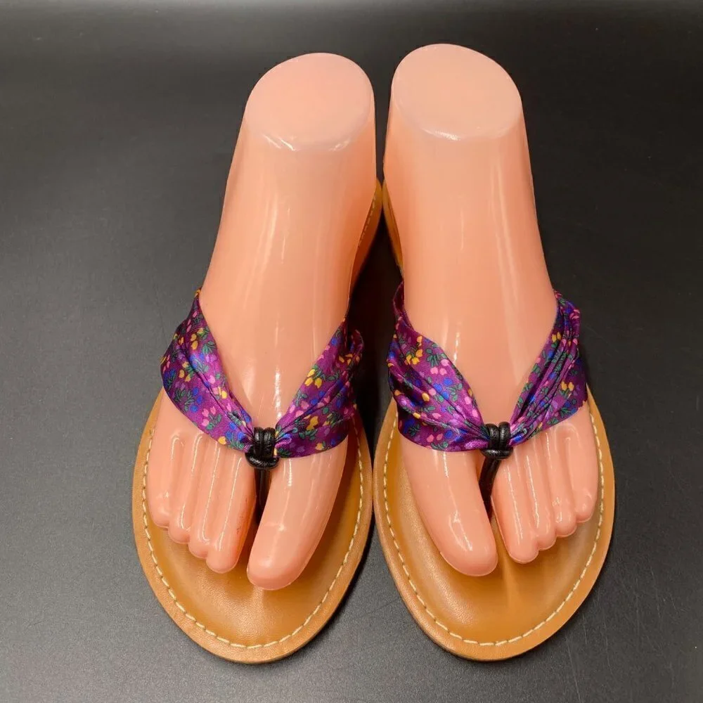 Matilda Jane Flip Flop Sandals Purple Size 8